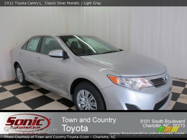 2012 Toyota Camry L in Classic Silver Metallic