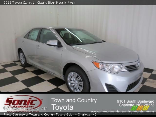2012 Toyota Camry L in Classic Silver Metallic