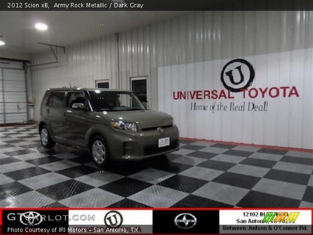 2012 Scion xB  in Army Rock Metallic