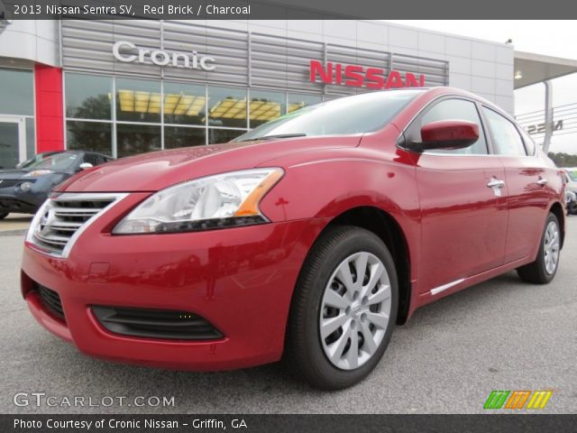 2013 Nissan Sentra SV in Red Brick
