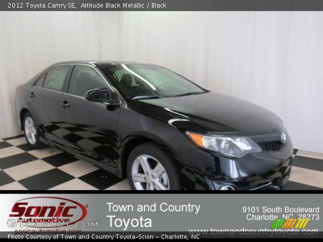 2012 Toyota Camry SE in Attitude Black Metallic