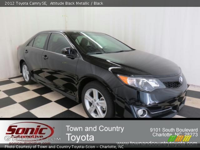 2012 Toyota Camry SE in Attitude Black Metallic