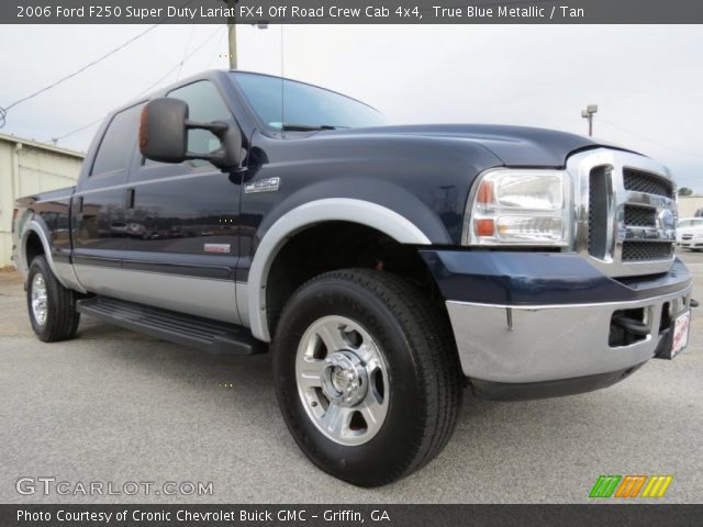 2006 Ford F250 Super Duty Lariat FX4 Off Road Crew Cab 4x4 in True Blue Metallic