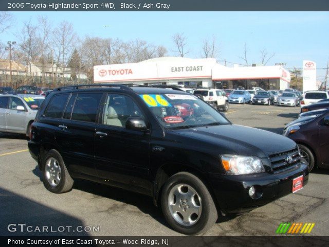 2006 Toyota Highlander Sport 4WD in Black