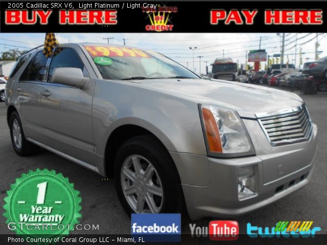 2005 Cadillac SRX V6 in Light Platinum