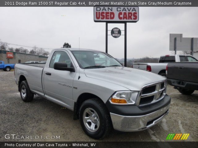 2011 Dodge Ram 1500 ST Regular Cab 4x4 in Bright Silver Metallic