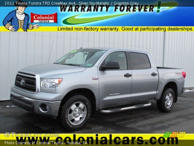 2011 Toyota Tundra TRD CrewMax 4x4 in Silver Sky Metallic