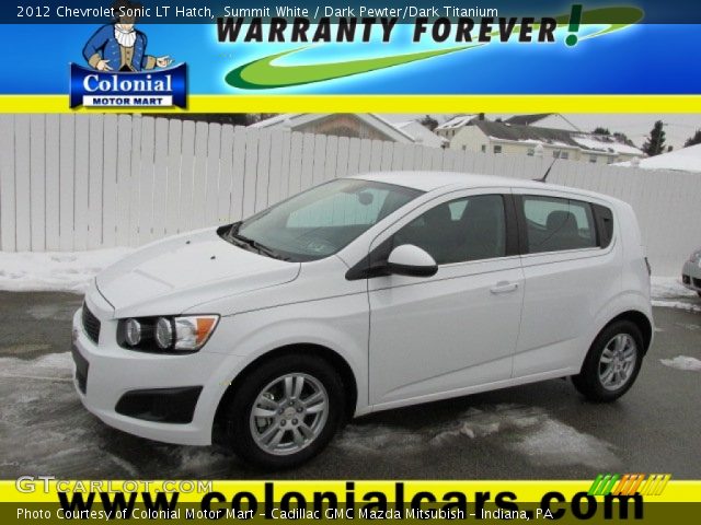 2012 Chevrolet Sonic LT Hatch in Summit White