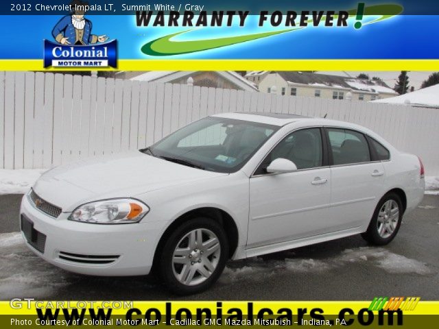 2012 Chevrolet Impala LT in Summit White