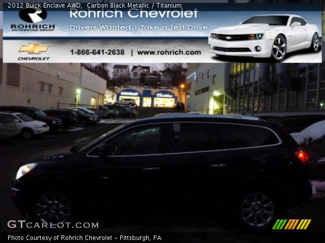 2012 Buick Enclave AWD in Carbon Black Metallic