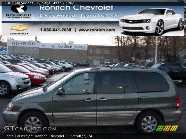 2004 Kia Sedona EX in Sage Green