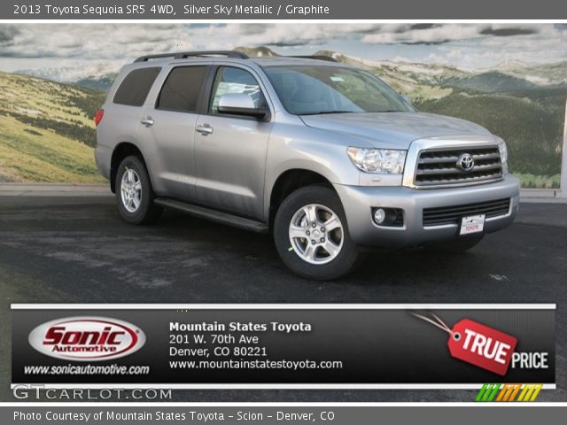 2013 Toyota Sequoia SR5 4WD in Silver Sky Metallic