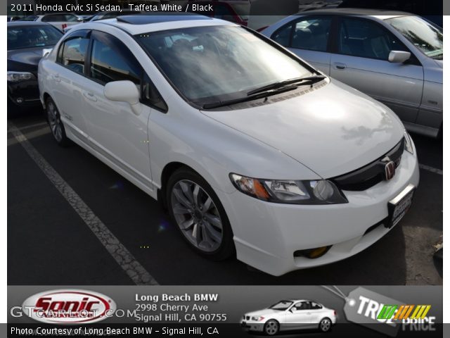 2011 Honda Civic Si Sedan in Taffeta White