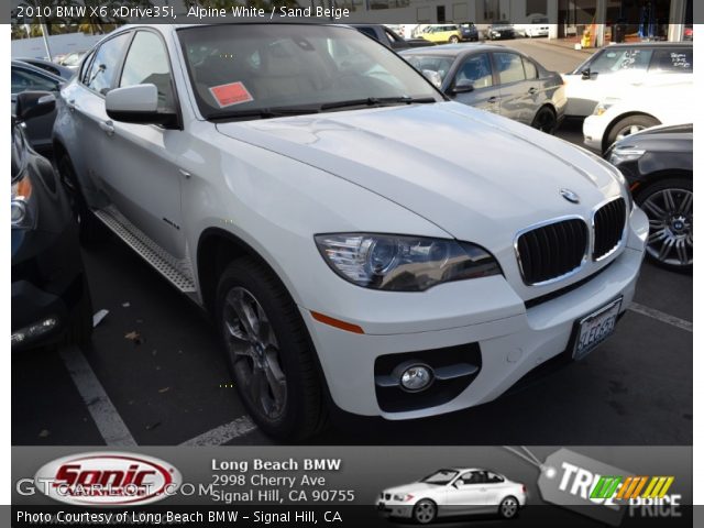 2010 BMW X6 xDrive35i in Alpine White