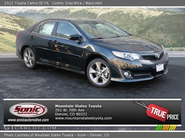 2012 Toyota Camry SE V6 in Cosmic Gray Mica