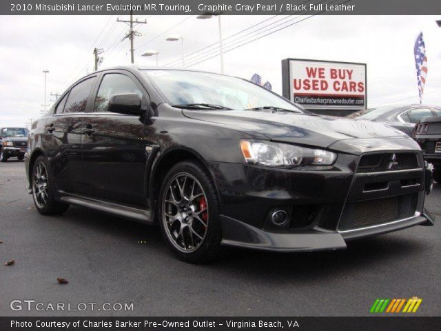 2010 Mitsubishi Lancer Evolution MR Touring in Graphite Gray Pearl