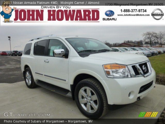 2013 Nissan Armada Platinum 4WD in Midnight Garnet