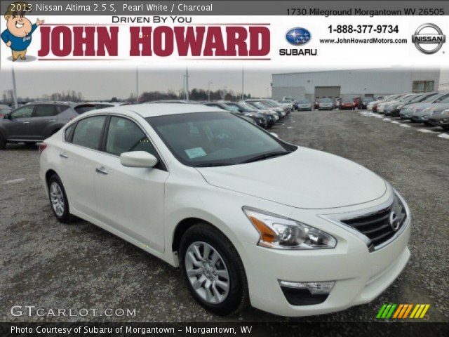 2013 Nissan Altima 2.5 S in Pearl White
