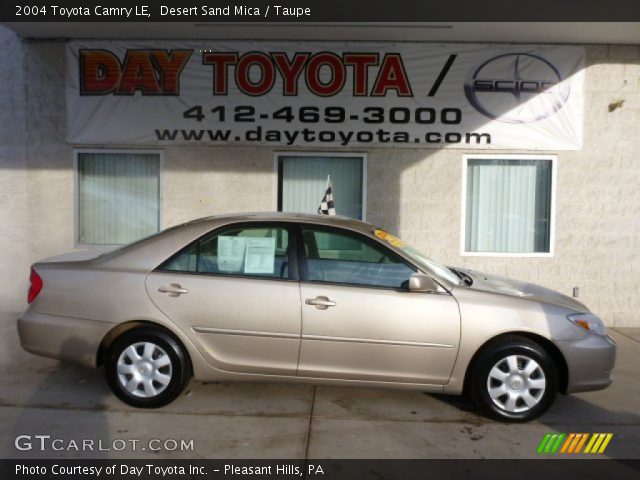 2004 Toyota Camry LE in Desert Sand Mica