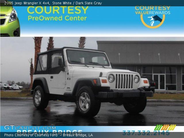 2005 Jeep Wrangler X 4x4 in Stone White