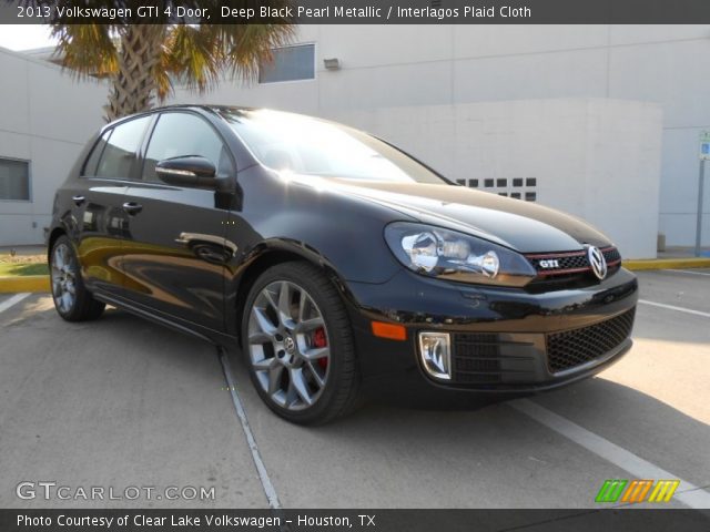 2013 Volkswagen GTI 4 Door in Deep Black Pearl Metallic