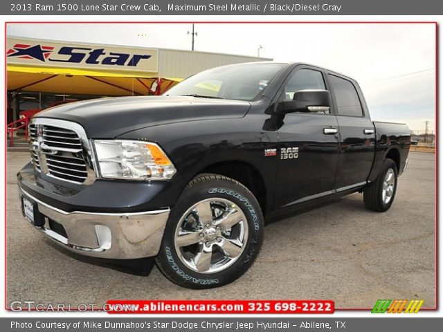 2013 Ram 1500 Lone Star Crew Cab in Maximum Steel Metallic