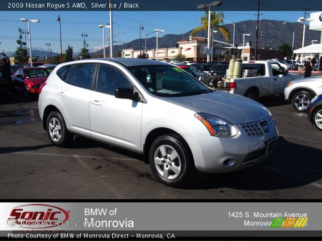 2009 Nissan Rogue S AWD in Silver Ice