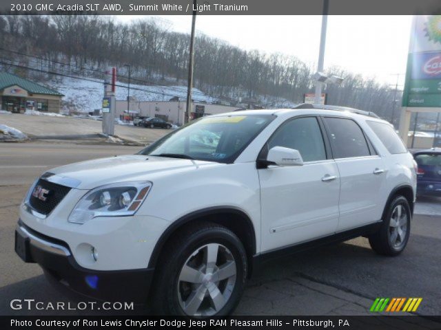 2010 GMC Acadia SLT AWD in Summit White