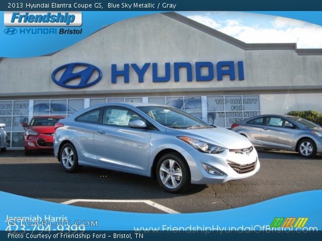 2013 Hyundai Elantra Coupe GS in Blue Sky Metallic