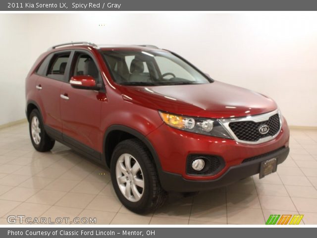 2011 Kia Sorento LX in Spicy Red