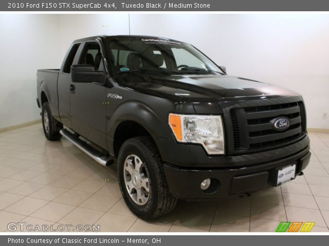 2010 Ford F150 STX SuperCab 4x4 in Tuxedo Black