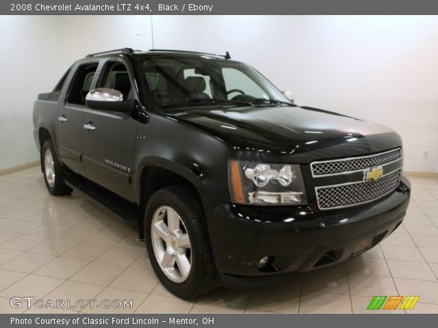 2008 Chevrolet Avalanche LTZ 4x4 in Black