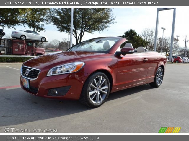 2011 Volvo C70 T5 in Flamenco Red Metallic