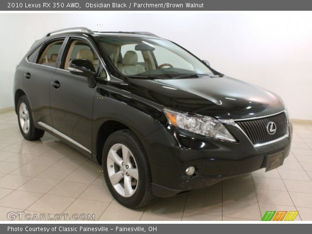 2010 Lexus RX 350 AWD in Obsidian Black