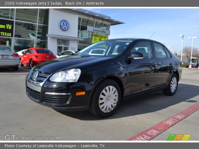 2009 Volkswagen Jetta S Sedan in Black Uni