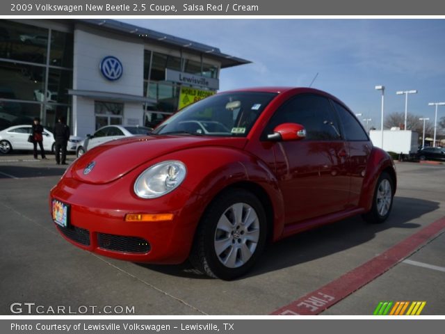 2009 Volkswagen New Beetle 2.5 Coupe in Salsa Red