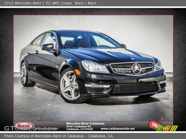 2013 Mercedes-Benz C 63 AMG Coupe in Black