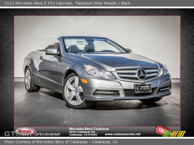 2013 Mercedes-Benz E 350 Cabriolet in Palladium Silver Metallic