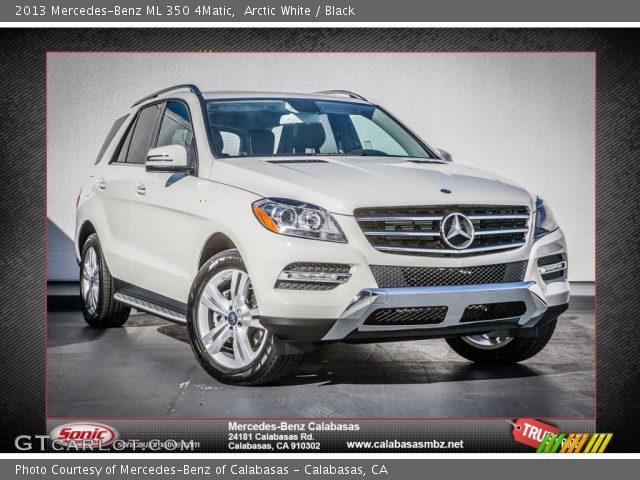 2013 Mercedes-Benz ML 350 4Matic in Arctic White