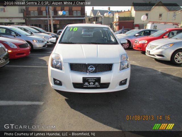2010 Nissan Sentra 2.0 SR in Aspen White