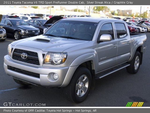 2011 Toyota Tacoma V6 TRD Sport PreRunner Double Cab in Silver Streak Mica