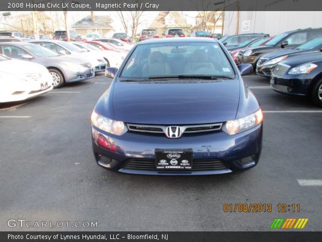 2008 Honda Civic LX Coupe in Magnetic Pearl