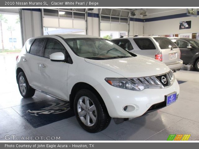 2010 Nissan Murano SL in Glacier White Pearl