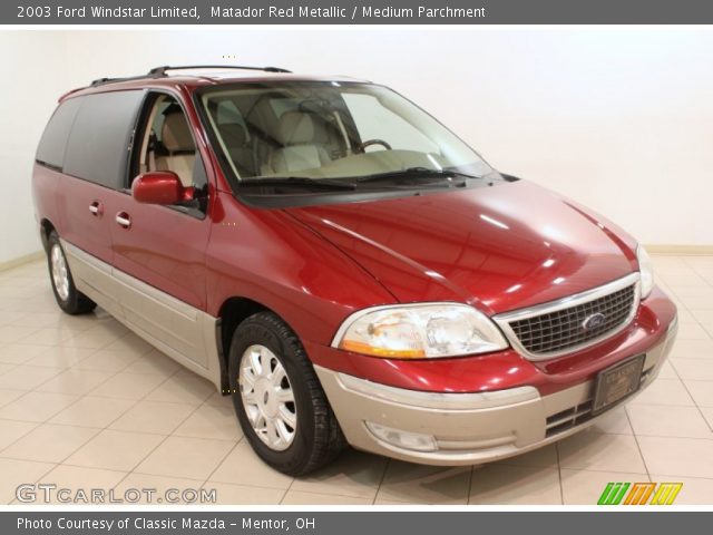 2003 Ford Windstar Limited in Matador Red Metallic