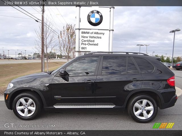 2009 BMW X5 xDrive30i in Black Sapphire Metallic