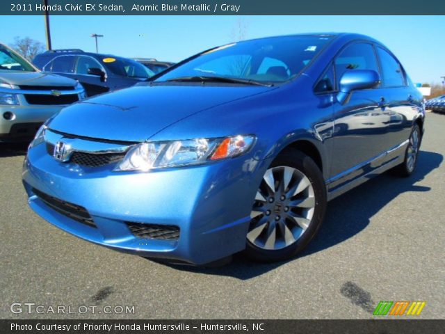 2011 Honda Civic EX Sedan in Atomic Blue Metallic