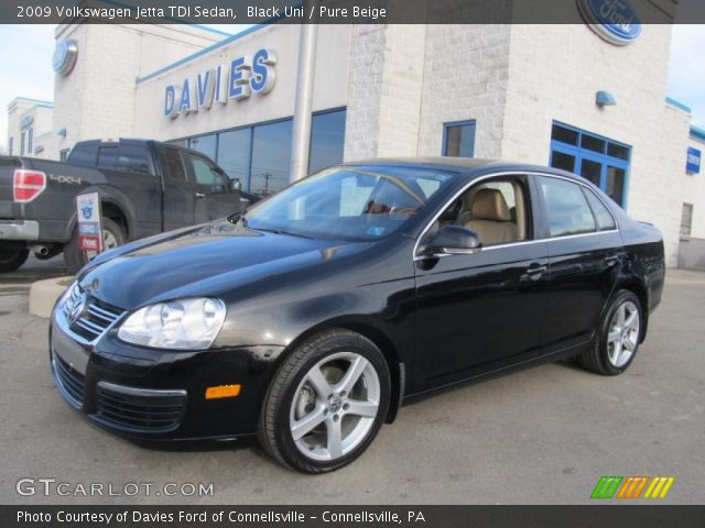 2009 Volkswagen Jetta TDI Sedan in Black Uni