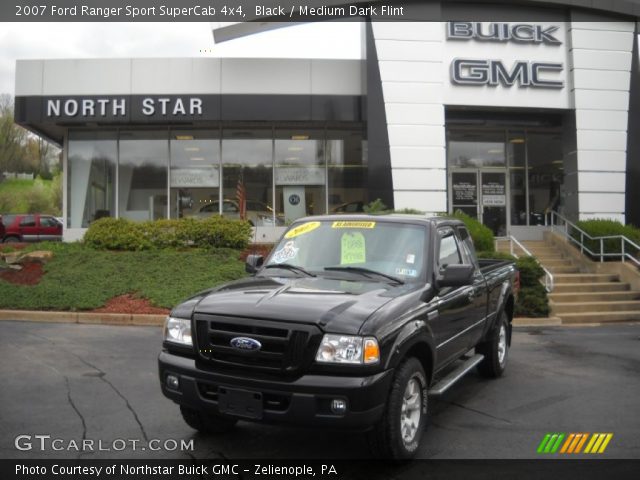 2007 Ford Ranger Sport SuperCab 4x4 in Black