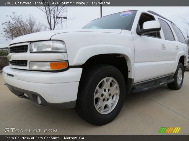2003 Chevrolet Tahoe Z71 4x4 in Summit White