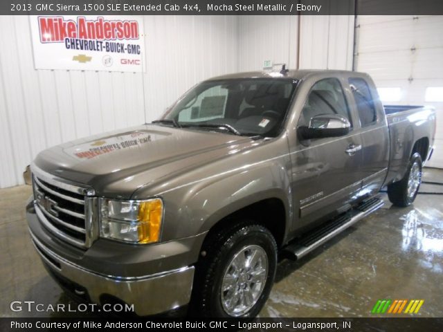 2013 GMC Sierra 1500 SLE Extended Cab 4x4 in Mocha Steel Metallic